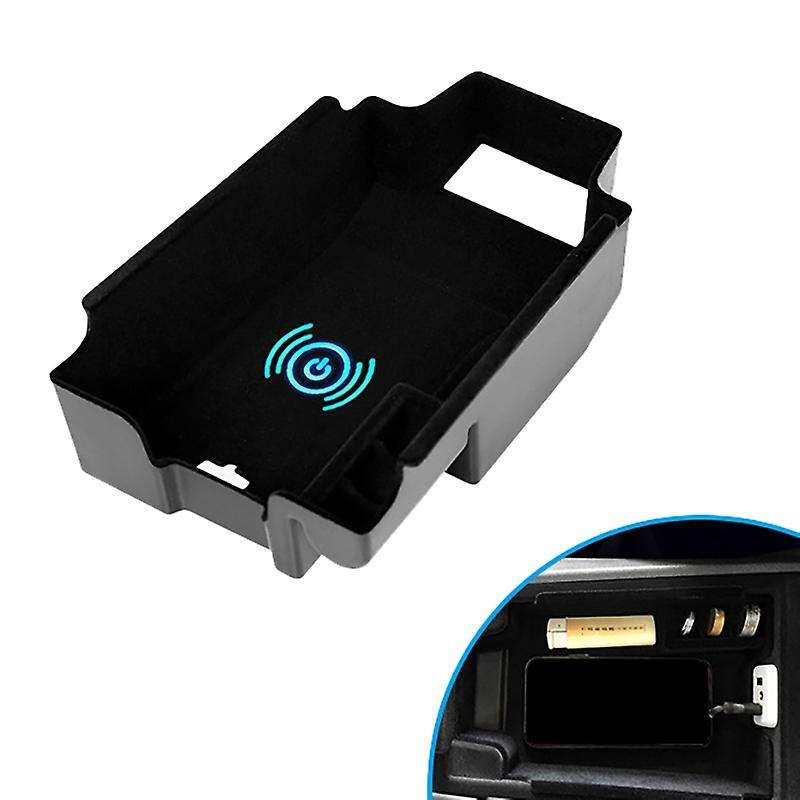 Car Wireless Charging Armrest Center Console Organizer Storage Box Charging for XT5 2017-2020