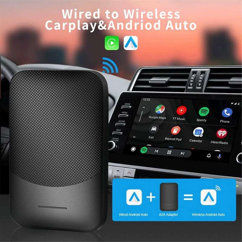 Car Wireless for Carplay Box Module Adapter Car with Wired for Carplay USB Interface Upgraded to Wir