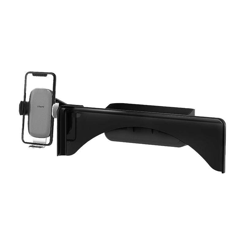 Car Wireless Charging Phone Holder Bracket Mount for Glasses Organizer Storage Box Interior Accessor