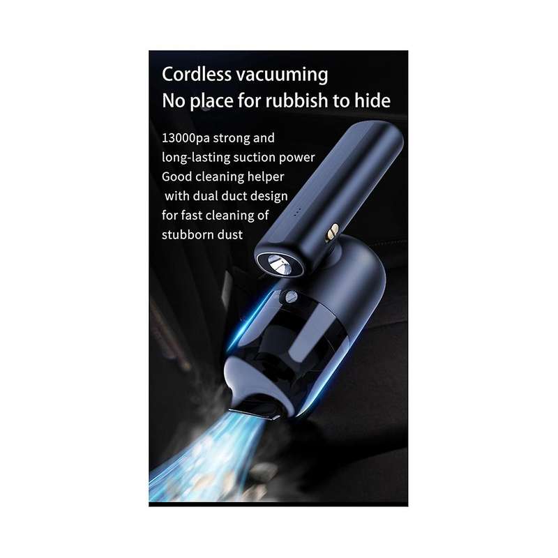 Car Wireless Vacuum Cleaner Power Bank Lighting Pump Portable Folding Powerful Vacuum Cleaner