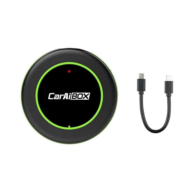 CarAiBOX CarPlay Adapter Wired to Wireless Carplay Screen Projection Box Car Smart AI BOX Plug and P