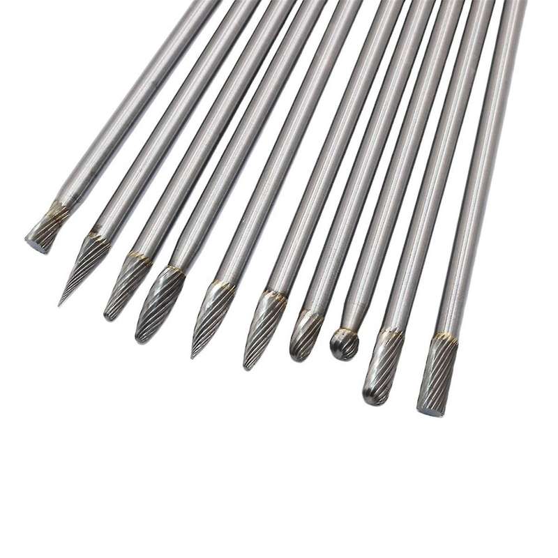 Carbide Rotary File Extension Handle 6X6X150mm Tungsten Steel Grinding Head Metal Jade Wood Grindin