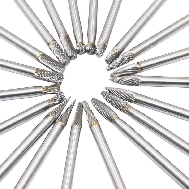Carbide Rotary File Extension Handle 6X6X150mm Tungsten Steel Grinding Head Metal Jade Wood Grindin