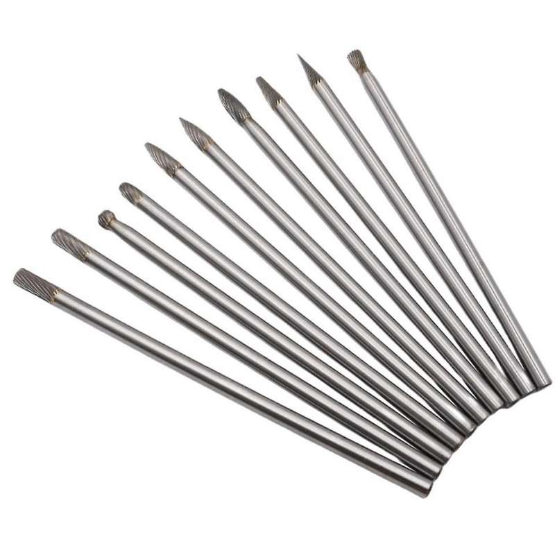 Carbide Rotary File Extension Handle 6X6X150mm Tungsten Steel Grinding Head Metal Jade Wood Grindin