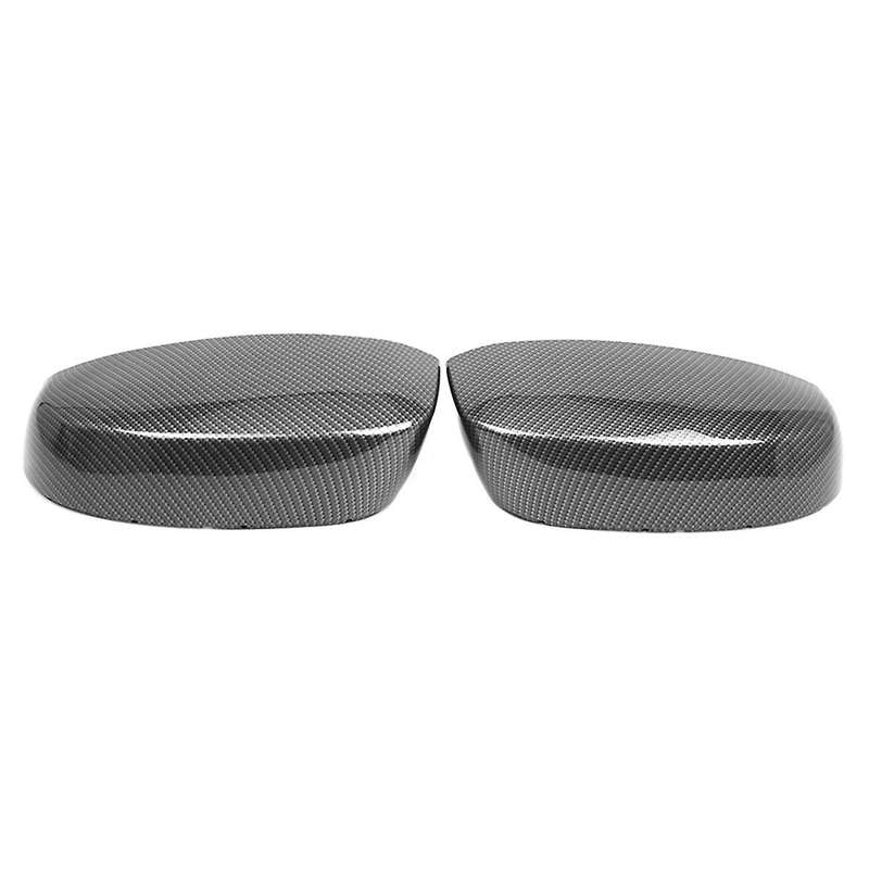 Carbon Ciber Rearview Mirror Cover Side Mirror Housing for 07-13 128-00902R 128-00903L GM1320377 GM