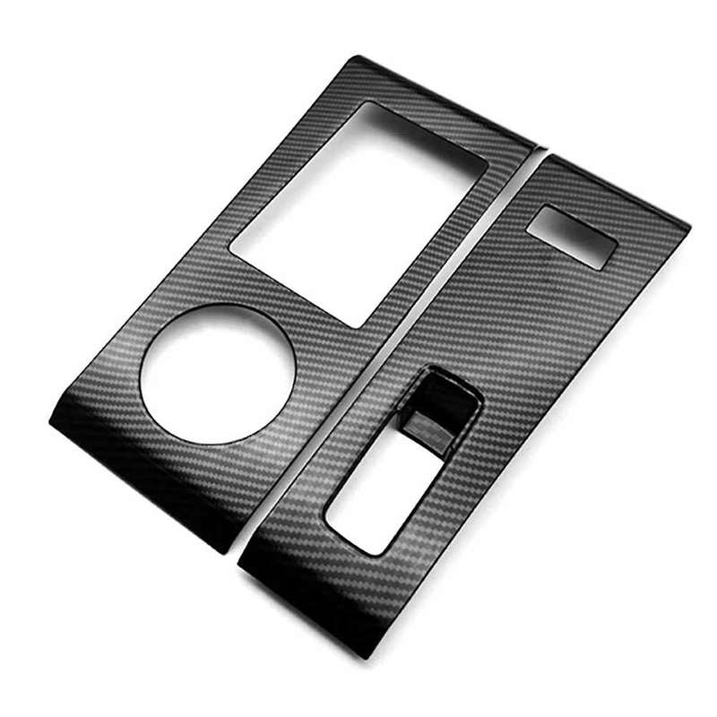 Carbon Console Gear Shift Panel Trim Cover Frame Decor Sticker for 2022 2023 Rhd