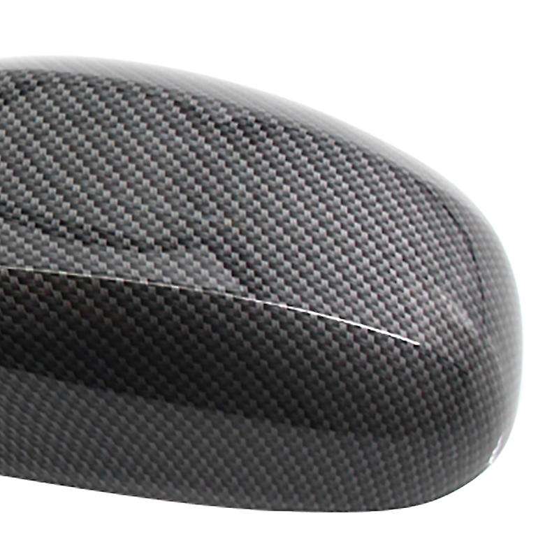 Carbon Color ABS Auto Car Look Rearview Side Mirror Cover Cap Rear View Mirror Housing for 3 Series