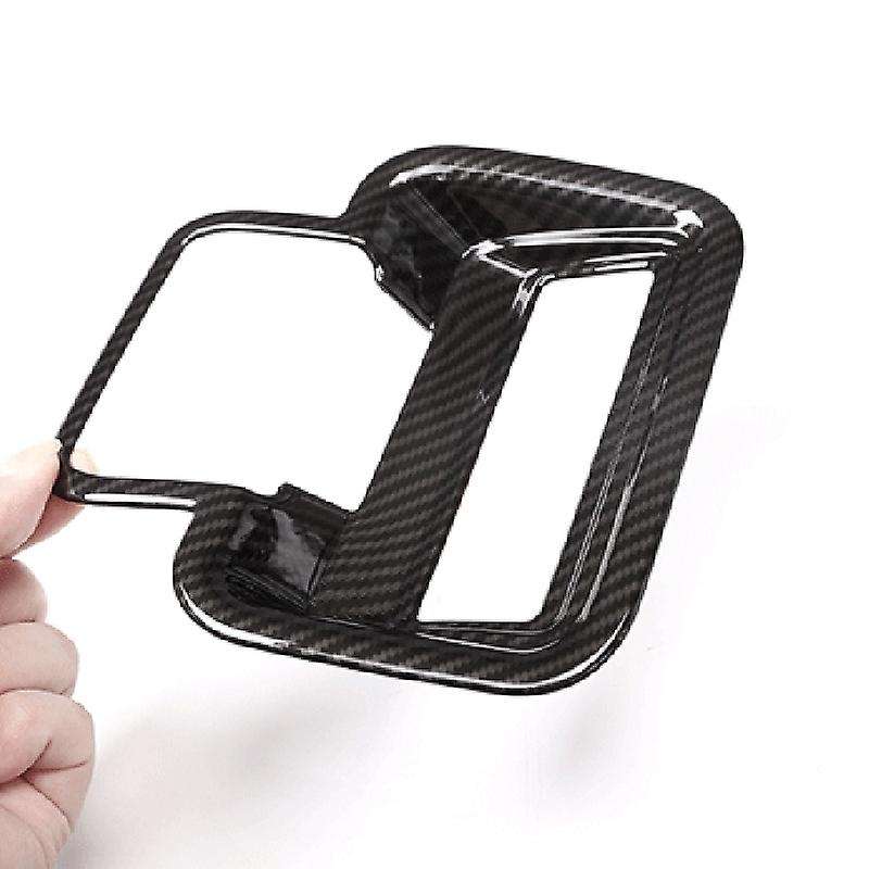 Carbon Fiber ABS Electric Switch Decorative Frame Electronic Handbrake Cover for E-PACE E PACE 2018