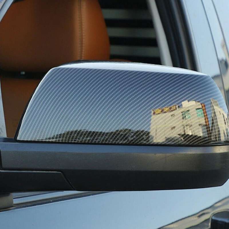 Carbon Fiber ABS Car Side Rearview Mirror Cover Trim for - Sequoia 2008-2020