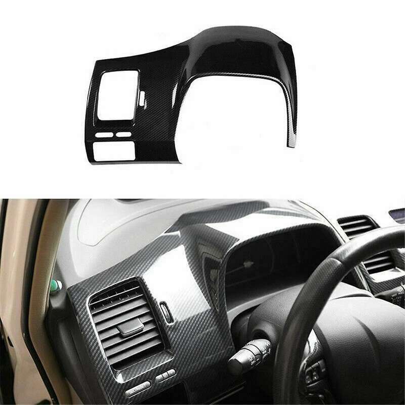Carbon Fiber Abs Dashboard Instrument Panel Cover Trim for 2006-2011