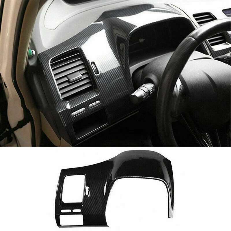 Carbon Fiber Abs Dashboard Instrument Panel Cover Trim for 2006-2011