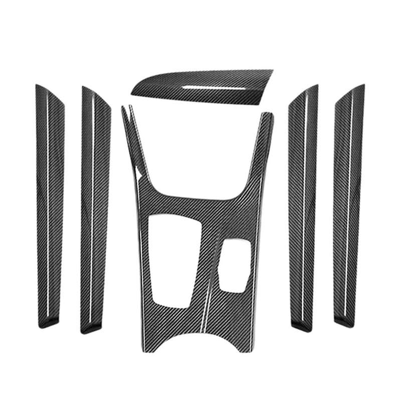 Carbon Fiber ABS Gear Shift Knob Panel Cover Trim Door Panel Set Cover Trim for X3 X4 F26 2011-2016