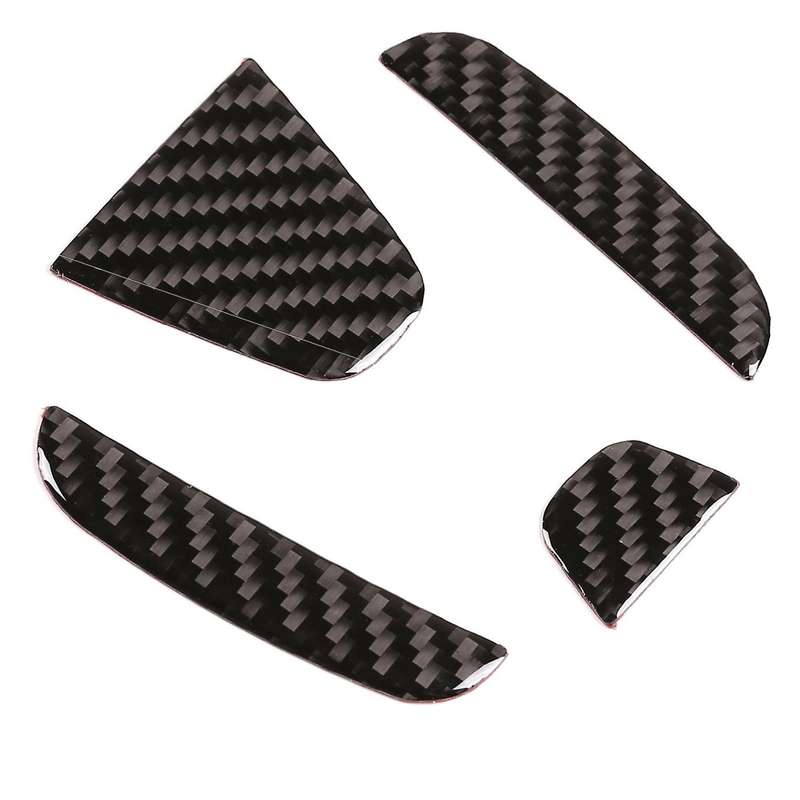 Carbon Fiber ABS Outside Decoration Stickers Cover Trim for -V 2016-2019 Car Stylings