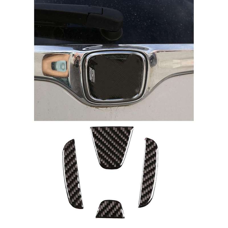 Carbon Fiber ABS Outside Decoration Stickers Cover Trim for -V 2016-2019 Car Stylings
