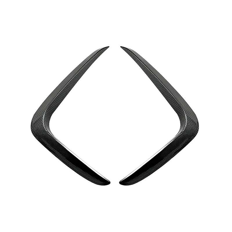 Carbon Fiber ABS Front Bumper Splitter Spoiler Fog Light Canard for X3 X4 G01 G02 2018-2021