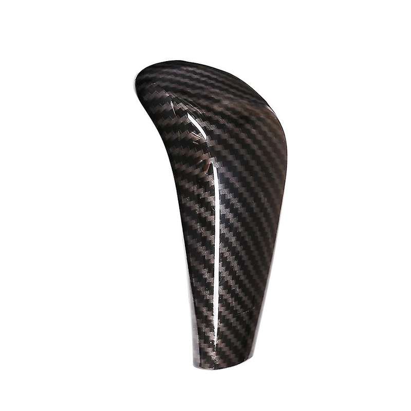 Carbon Fiber ABS Gear Shift Knob Head Cover Trim Sticker for E90 E92 E93 E87 3 Series 2005-2012 Car