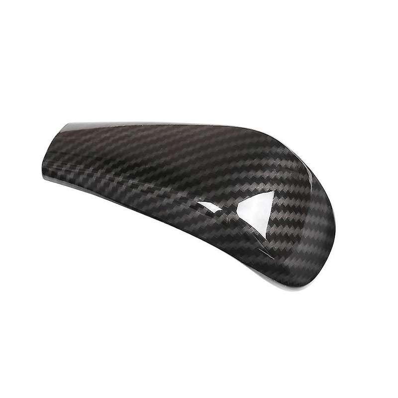 Carbon Fiber ABS Gear Shift Knob Head Cover Trim Sticker for E90 E92 E93 E87 3 Series 2005-2012 Car