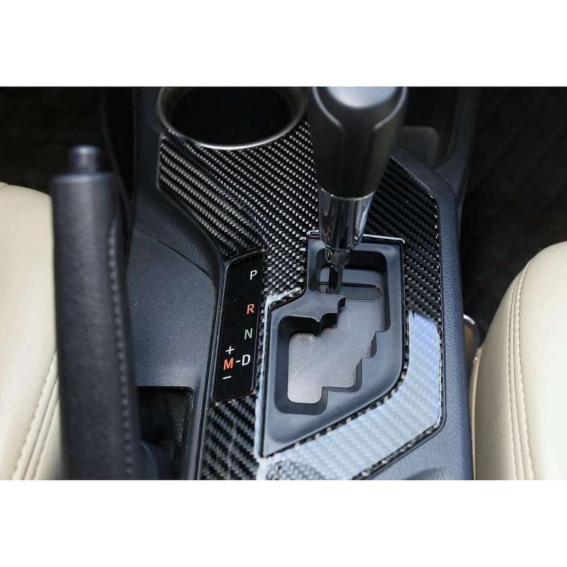 Carbon Fiber ABS Gear Shift Panel Handbrake Knob Cover Trim for 2015-2019 Car Stylings