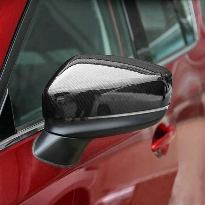 Carbon Fiber Abs Rearview Mirror Cover Exterior Side Mirror Cover for -5 -9 2017-2023