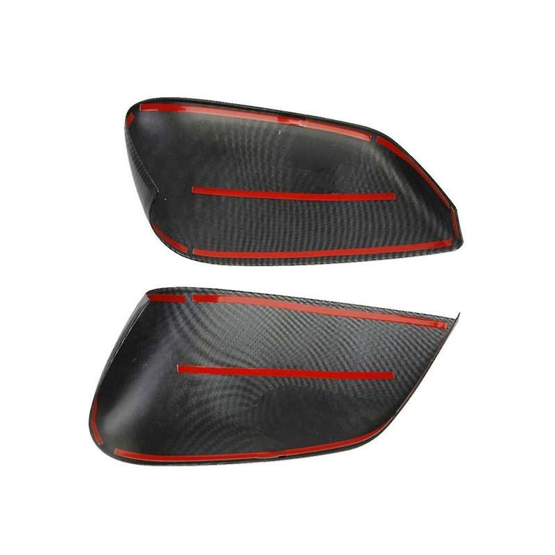 Carbon Fiber Abs Rear View Mirror Cover Side Door Wing Cap for Ev6 2021-2023 Reverse Mirror Shell Co