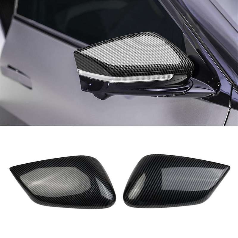 Carbon Fiber Abs Rear View Mirror Cover Side Door Wing Cap for Ev6 2021-2023 Reverse Mirror Shell Co