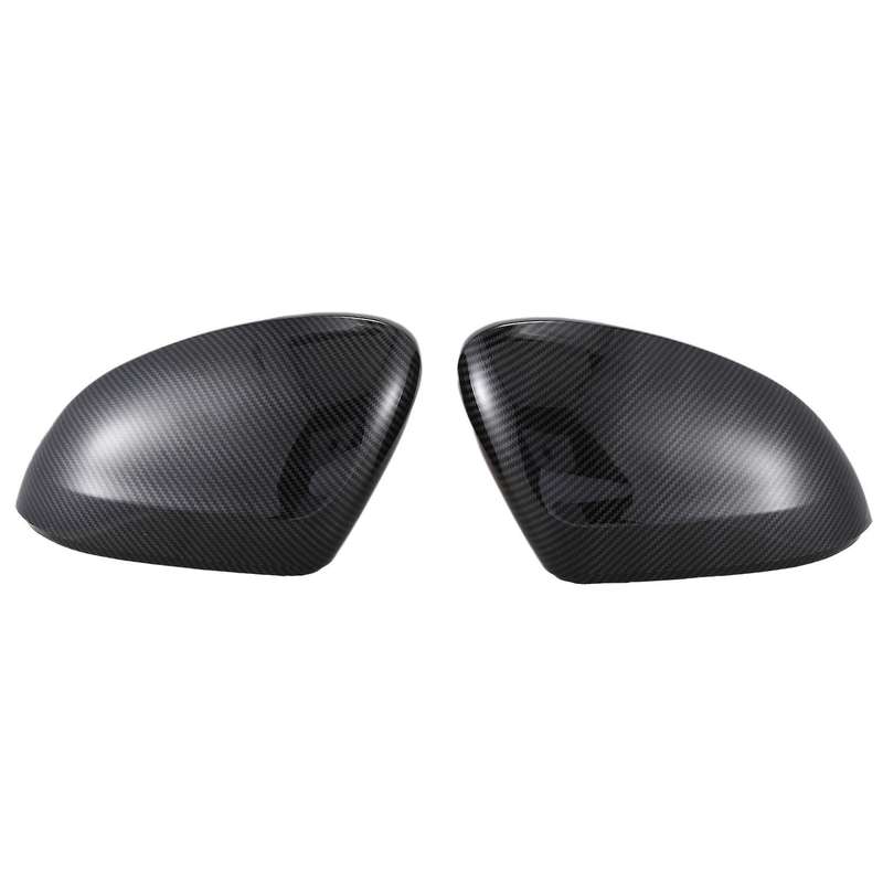 Carbon Fiber ABS Side Rear View Mirror Cover Replacement for B8 2017-2020 CC 2019-2020