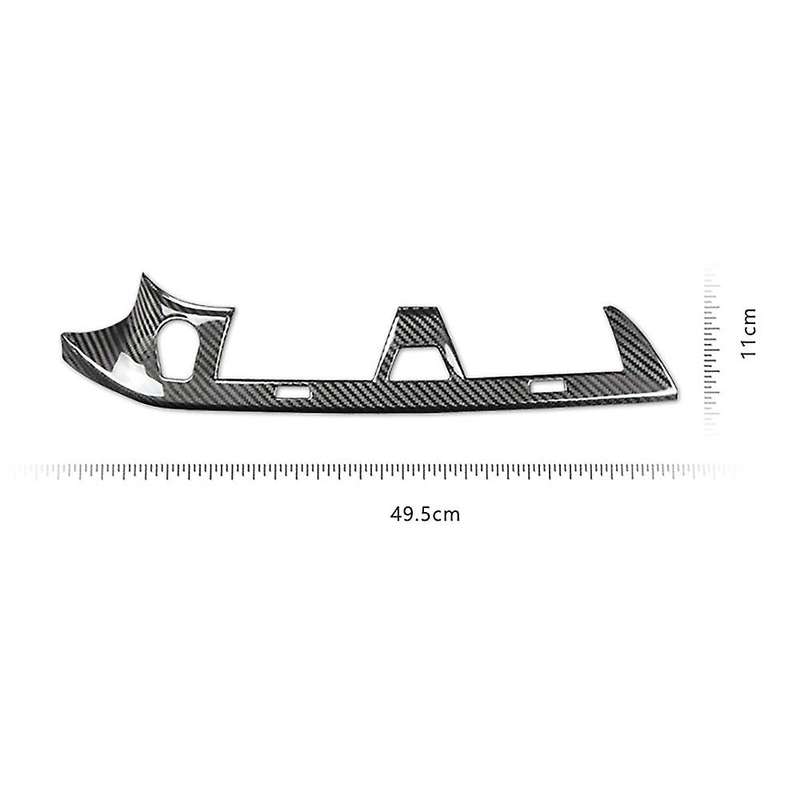 Carbon Fiber Air Conditioner Outlet Decorative Strip Sticker for - 5 Series G30 G31 G38 F90 M5 2017