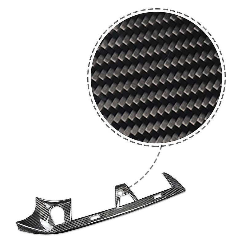 Carbon Fiber Air Conditioner Outlet Decorative Strip Sticker for - 5 Series G30 G31 G38 F90 M5 2017