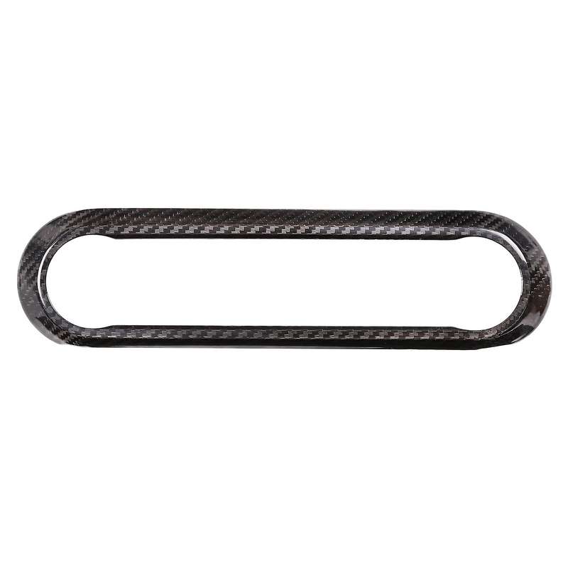 Carbon Fiber Air Conditioning Adjustment Button Panel Cover Trim for Stelvio 2017-20