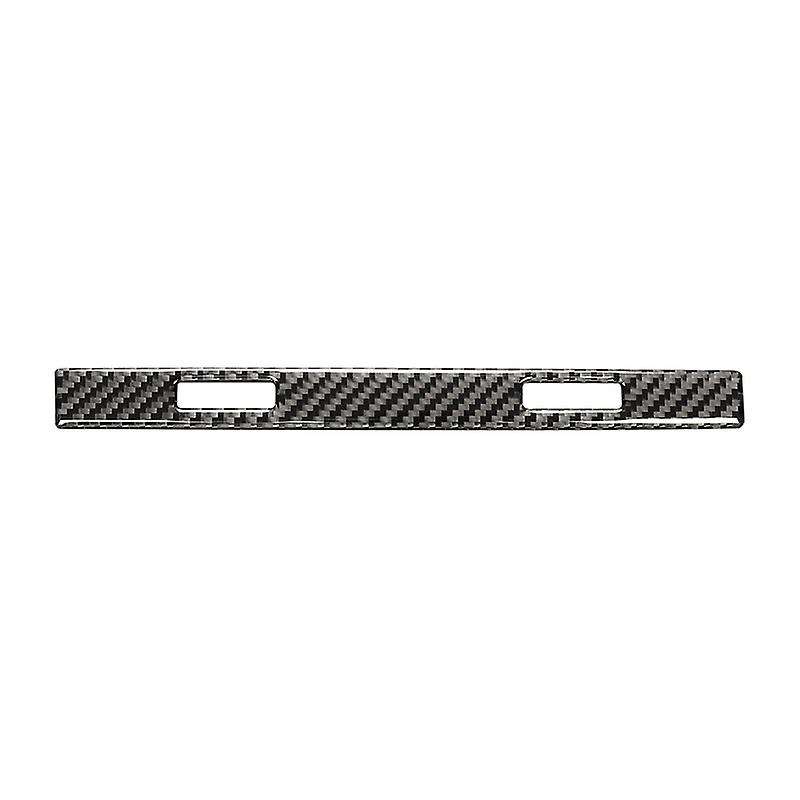 Carbon Fiber Air Conditioning CD Panel Cover Trim for - A6 2005 2006 2007 2008 2009 2010 2011 Car Ac