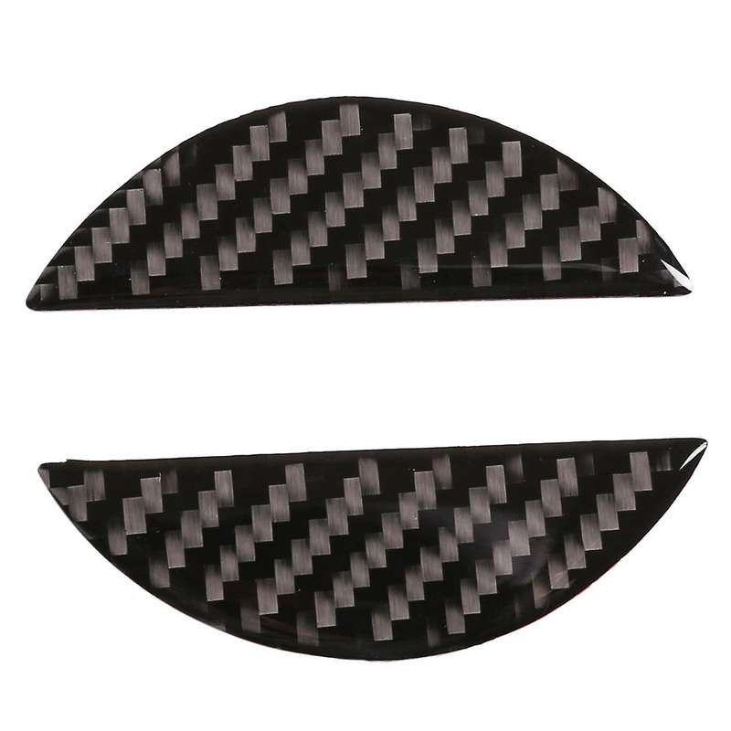 Carbon Fiber ABS Sign Panel Cover Decorate Trim for 2014-2018 Car Stylings