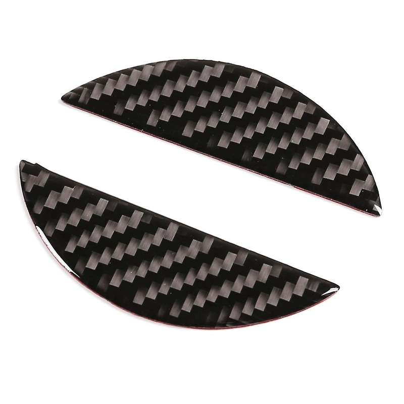 Carbon Fiber ABS Sign Panel Cover Decorate Trim for 2014-2018 Car Stylings