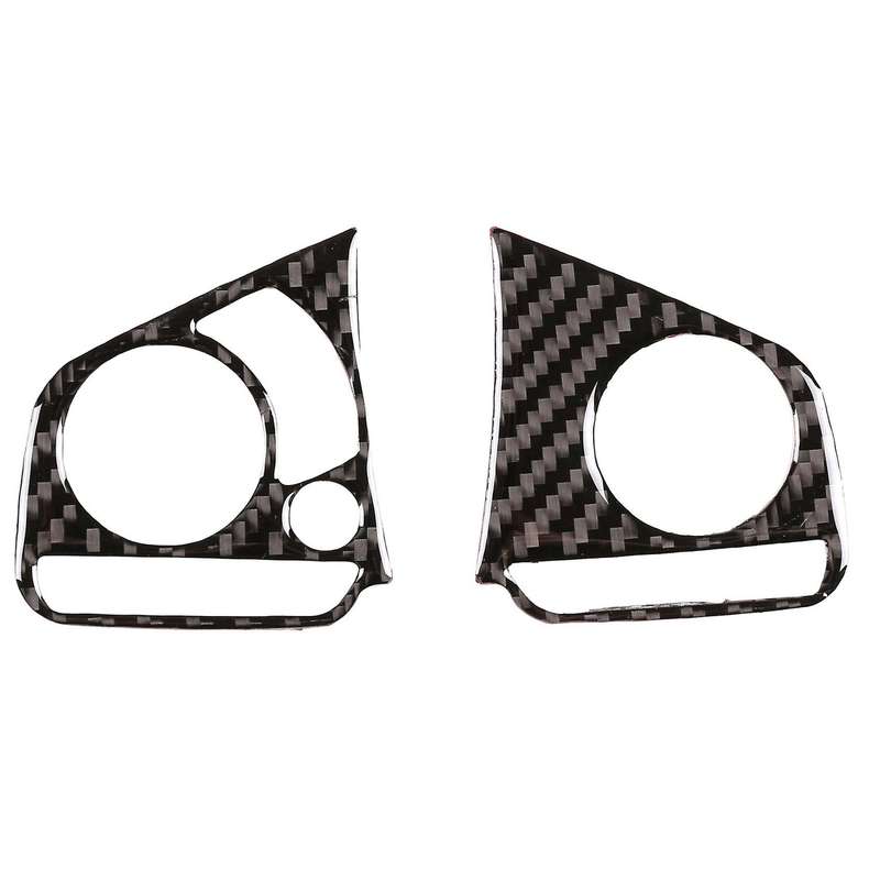 Carbon Fiber ABS Steering Wheel Frame Panel Decorative Cover Trim for -V 2016-2019 Car Stylings