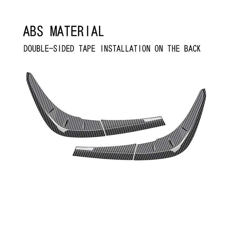 Carbon Fiber Car Body Rear Tail Light Frame Stick Taillight Cover Trim Eyebrow for Raize 200