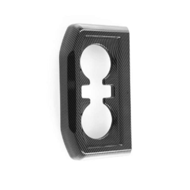 Carbon Fiber Armrest Box Water Cup Decoration Box Sticker Modified Parts for 2021 2022 2023