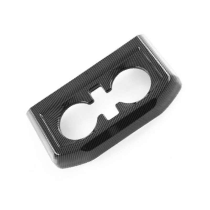 Carbon Fiber Armrest Box Water Cup Decoration Box Sticker Modified Parts for 2021 2022 2023