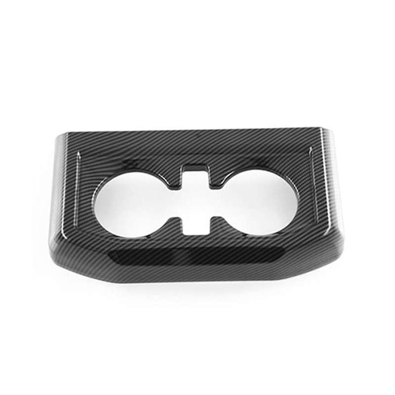 Carbon Fiber Armrest Box Water Cup Decoration Box Sticker Modified Parts for 2021 2022 2023