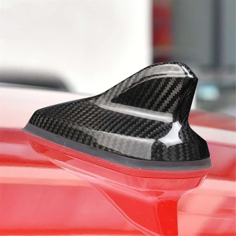 Carbon Fiber Car Antenna Fin Cover Aerials Antenna for Golf 8 MK8 ID.3 2021 2022(A)