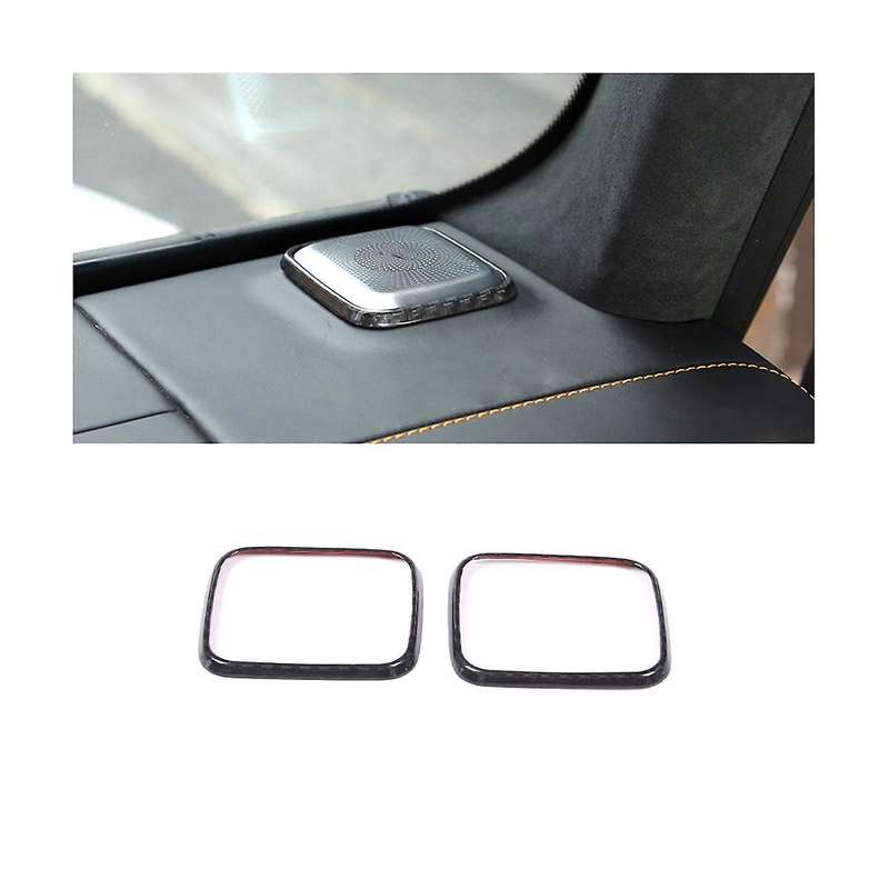 Carbon Fiber Car Center Console Side Horn Trim Cover for G-Class W464 G500 G500 G63 2019-2022
