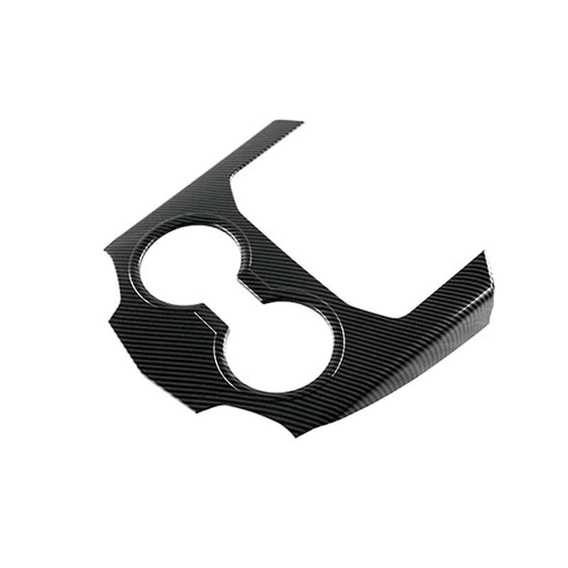 Carbon Fiber Car Central Gear Shift Knob Panel Frame Cover Trim for Land Cruiser 300 Lc300 2022-202