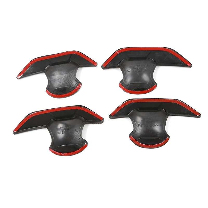 Carbon Fiber Car Door Handle Bowl Cover Trim Frame Door Handle Stickers for Avanza Premio Veloz 2022