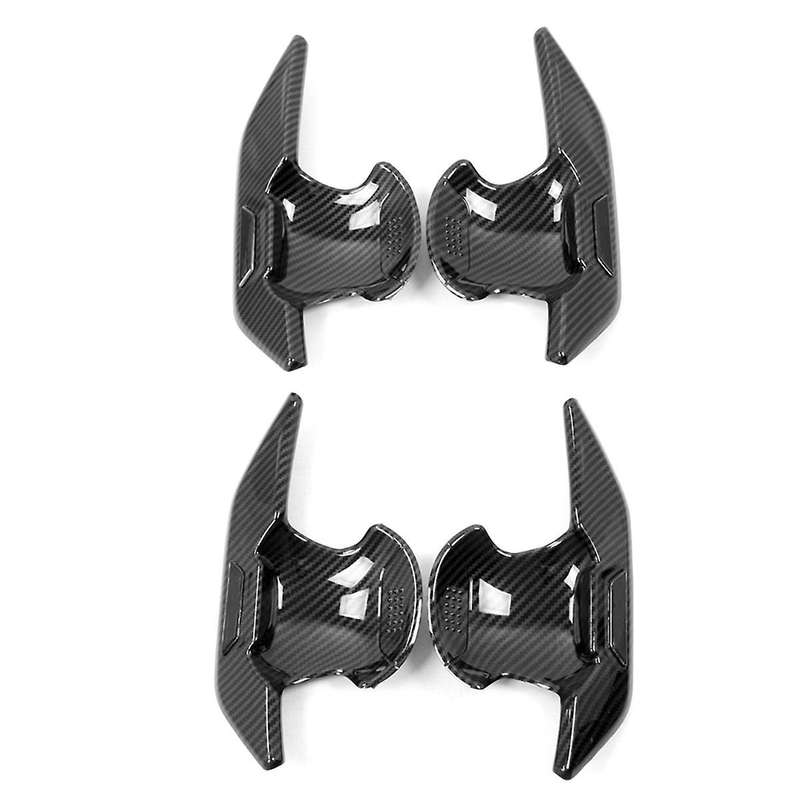 Carbon Fiber Car Door Handle Bowl Cover Trim Frame Door Handle Stickers for Avanza Premio Veloz 2022