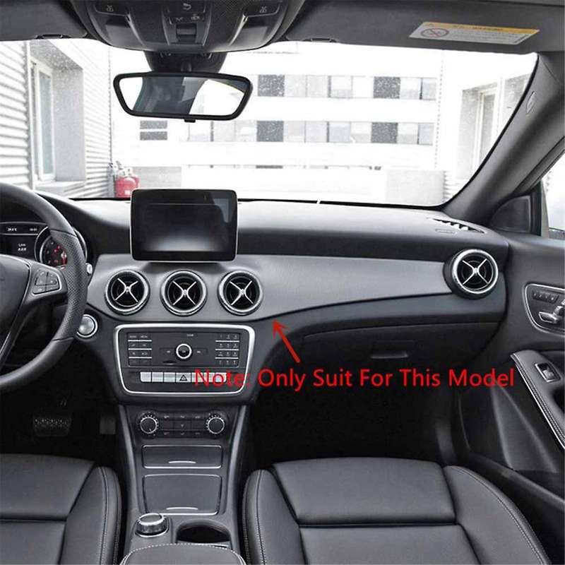 Carbon Fiber Car Dashboard Center Console Air Condition Panel Decoration for W176 Gla X156 Cla C117