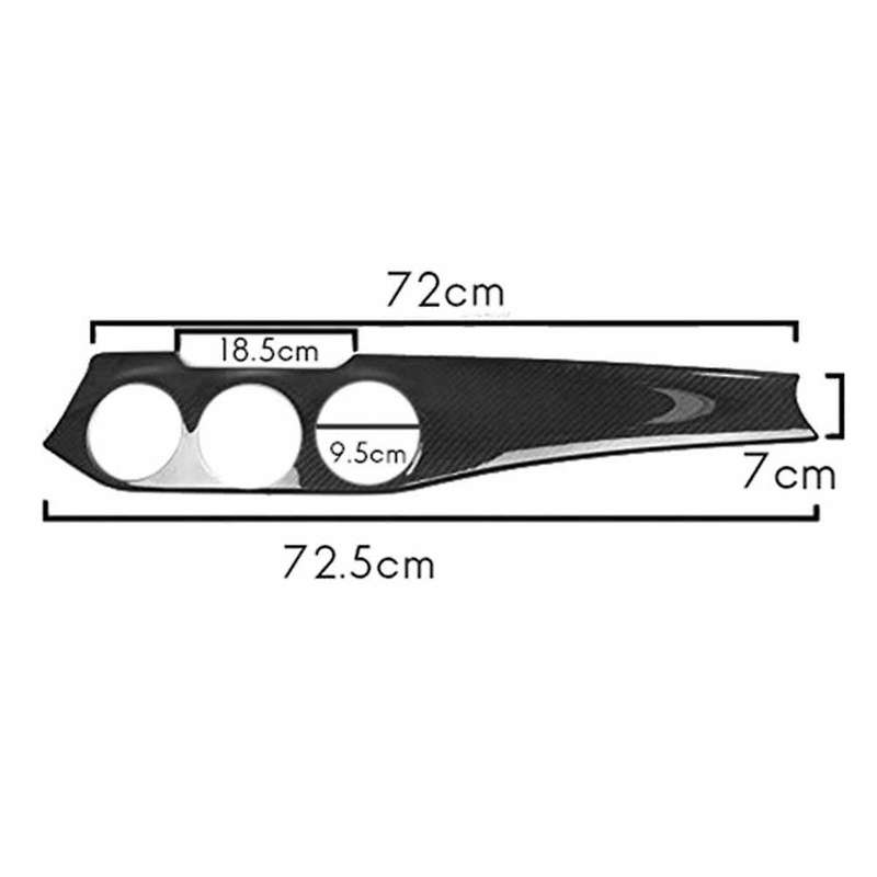 Carbon Fiber Car Dashboard Center Console Air Condition Panel Decoration for W176 Gla X156 Cla C117