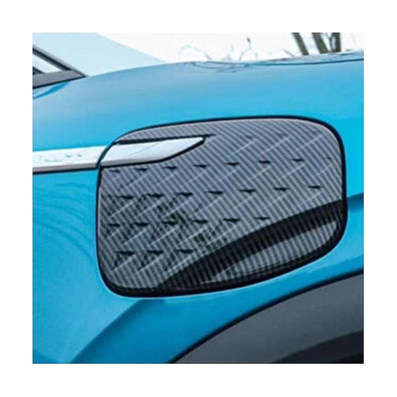 Carbon Fiber Car Charging Port Cover Trim Protector Cover for Atto 3 2022 2023