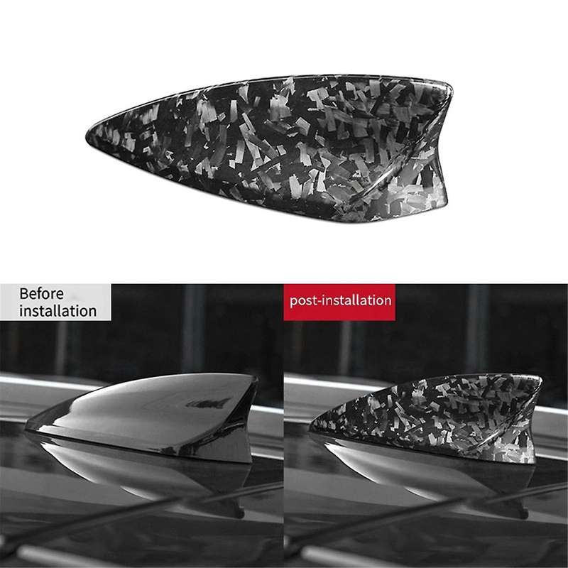 Carbon Fiber Car Fin Antenna Cover Trim for XT4 XT5