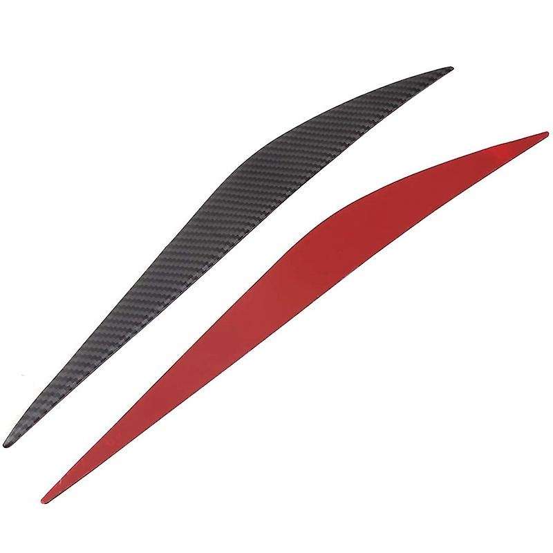Carbon Fiber Car Front Headlight Eyebrows Sticker Trim Decoration Accessories for - 3 Series F30 32