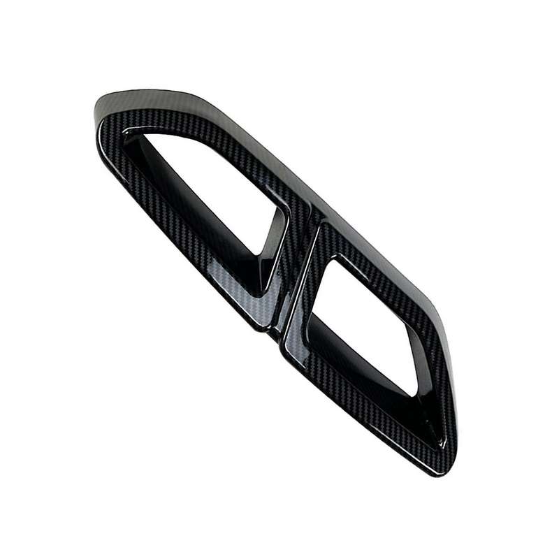 Carbon Fiber Car Four-Outlet Tail Throat Frame Exhaust Pipe Frame for B 2016-2020