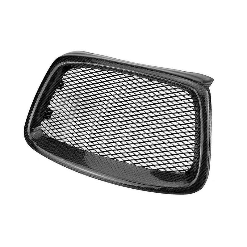 Carbon Fiber Car Front Bumper Lower Mesh Grill Grille Cover Trim for 9th 2006 2007