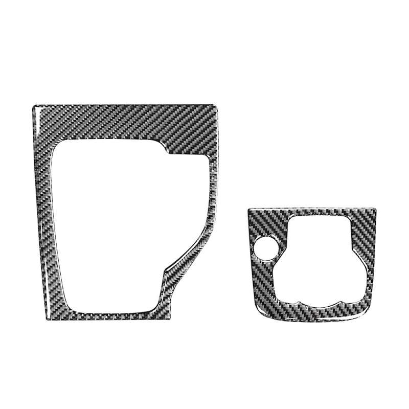 Carbon Fiber Car Gear Head Shift Knob Panel Cover Trim Sticker for Axela 2014 2015 2016 2017 Access
